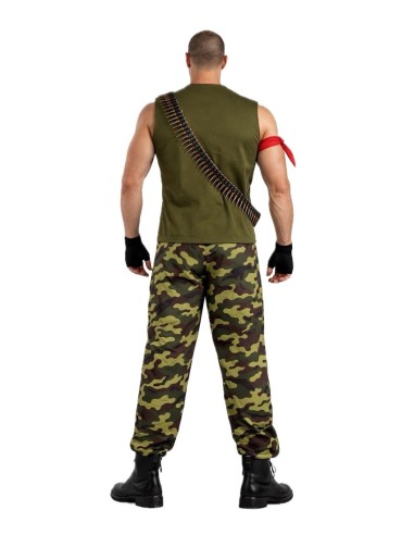 Fato Militar Videojogo Tamanho L | Fantasias para Adultos O Rei do Carnaval